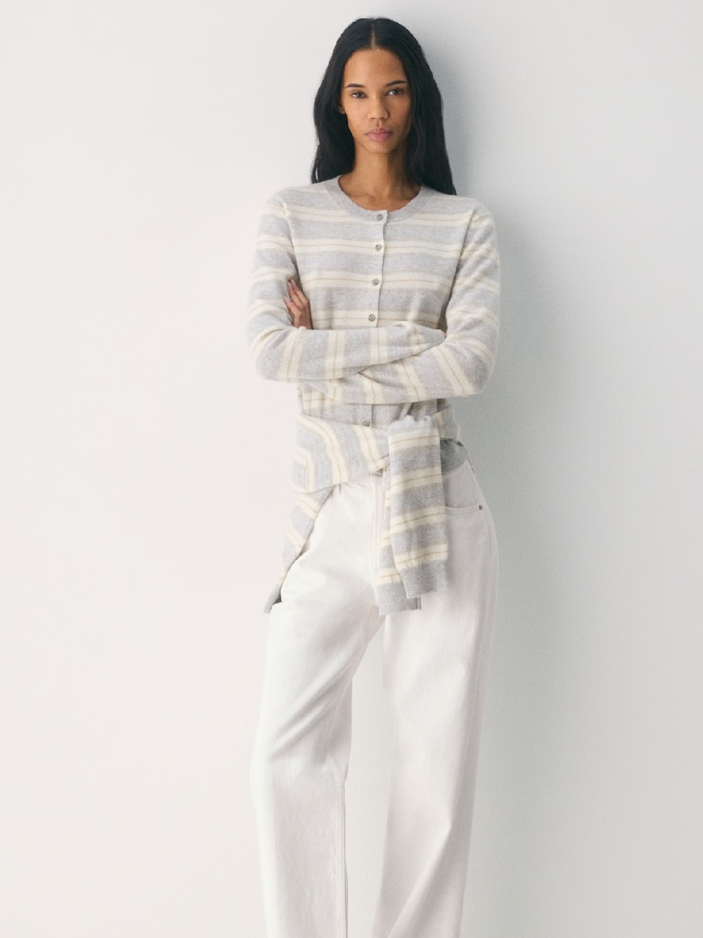 Aritzia Bare Cashmere Noteworthy Cardigan
